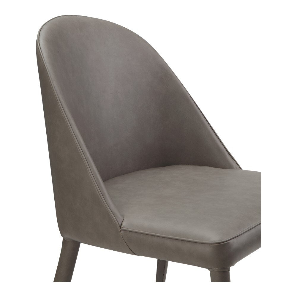 Moes Home - Burton Pu Dining Chair Grey (Set of 2) - YM-1002-26 veiw 5
