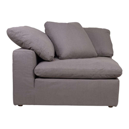 Moes Home - Clay Corner Chair Livesmart Fabric in Light Grey - YJ-1000-29 veiw 3