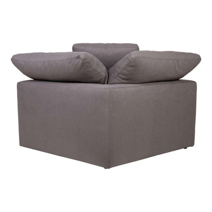 Moes Home - Clay Corner Chair Livesmart Fabric in Light Grey - YJ-1000-29 veiw 4