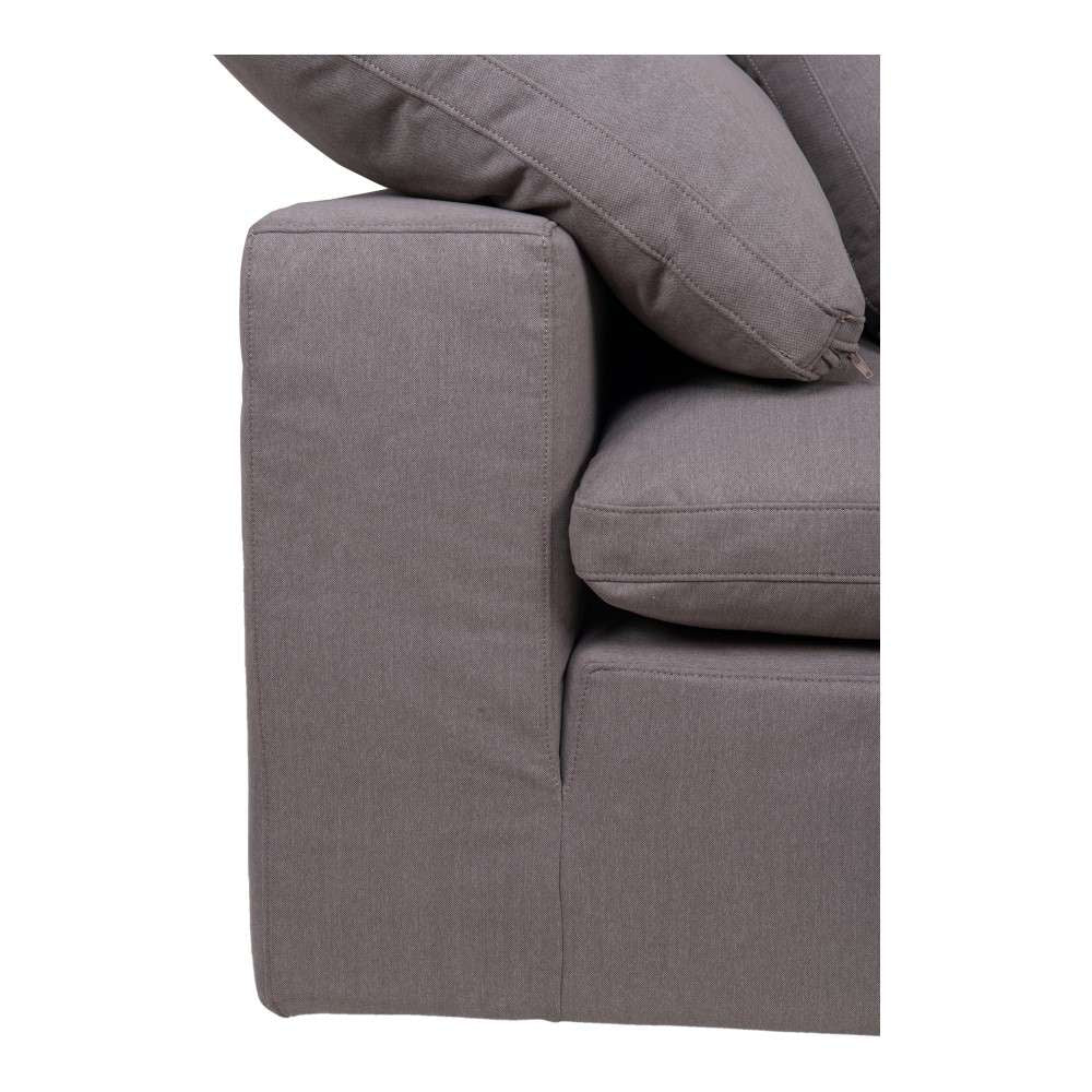 Moes Home - Clay Corner Chair Livesmart Fabric in Light Grey - YJ-1000-29 veiw 7