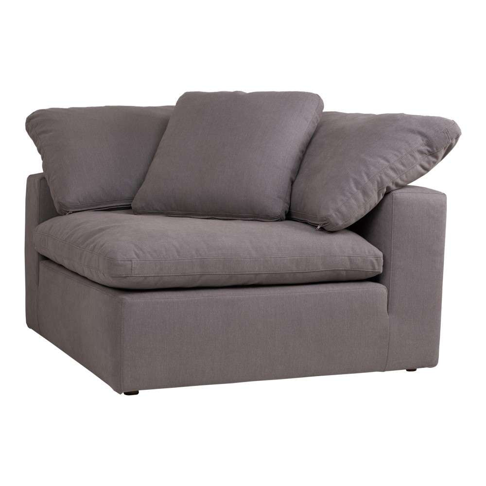 Moes Home - Clay Corner Chair Livesmart Fabric in Light Grey - YJ-1000-29 veiw 8