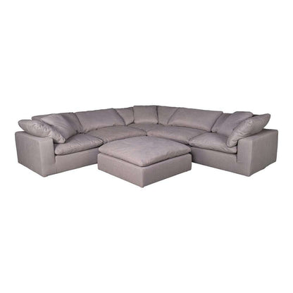 Moes Home - Clay Corner Chair Livesmart Fabric in Light Grey - YJ-1000-29 veiw 10