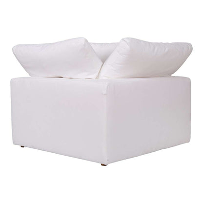 Moes Home - Clay Corner Chair Livesmart Fabric in White - YJ-1000-05 veiw 3