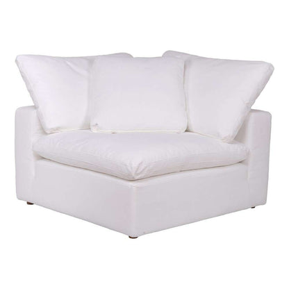 Moes Home - Clay Corner Chair Livesmart Fabric in White - YJ-1000-05 veiw 4