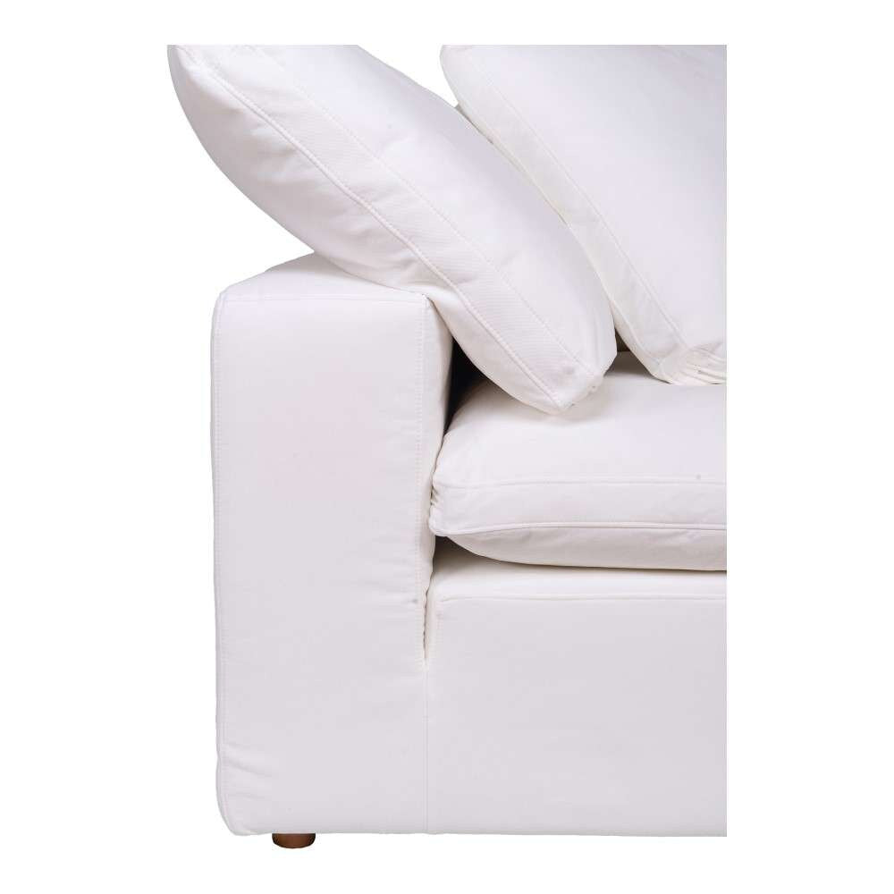 Moes Home - Clay Corner Chair Livesmart Fabric in White - YJ-1000-05 veiw 5