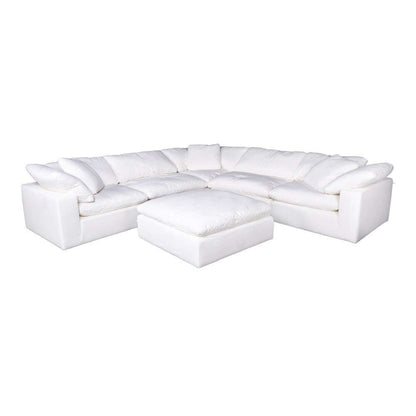 Moes Home - Clay Corner Chair Livesmart Fabric in White - YJ-1000-05 veiw 9