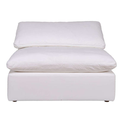 Moes Home- Clay Slipper Chair Livesmart Fabric in White - YJ-1001-05 veiw 2