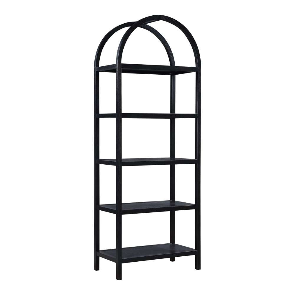 Moes Home - Eero Bookcase Black - BC-1115-02 veiw 1