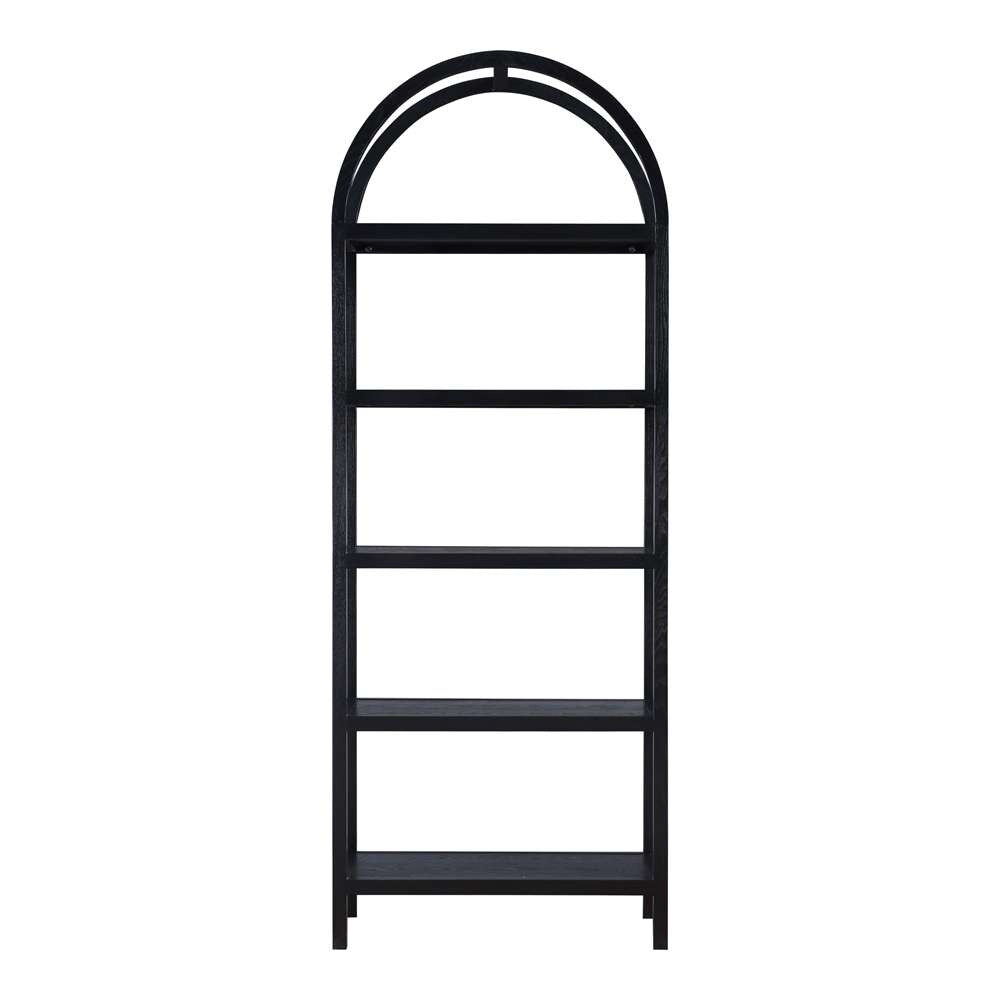 Moes Home - Eero Bookcase Black - BC-1115-02 veiw 2