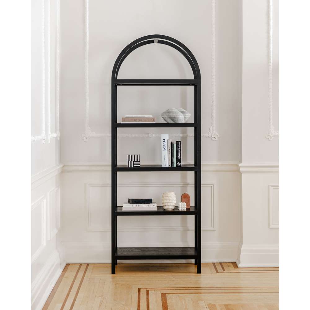 Moes Home - Eero Bookcase Black - BC-1115-02 veiw 6
