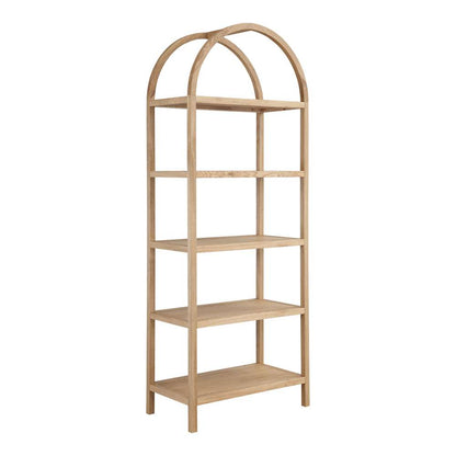 Moes Home - Eero Bookcase Natural - BC-1115-24 veiw 2