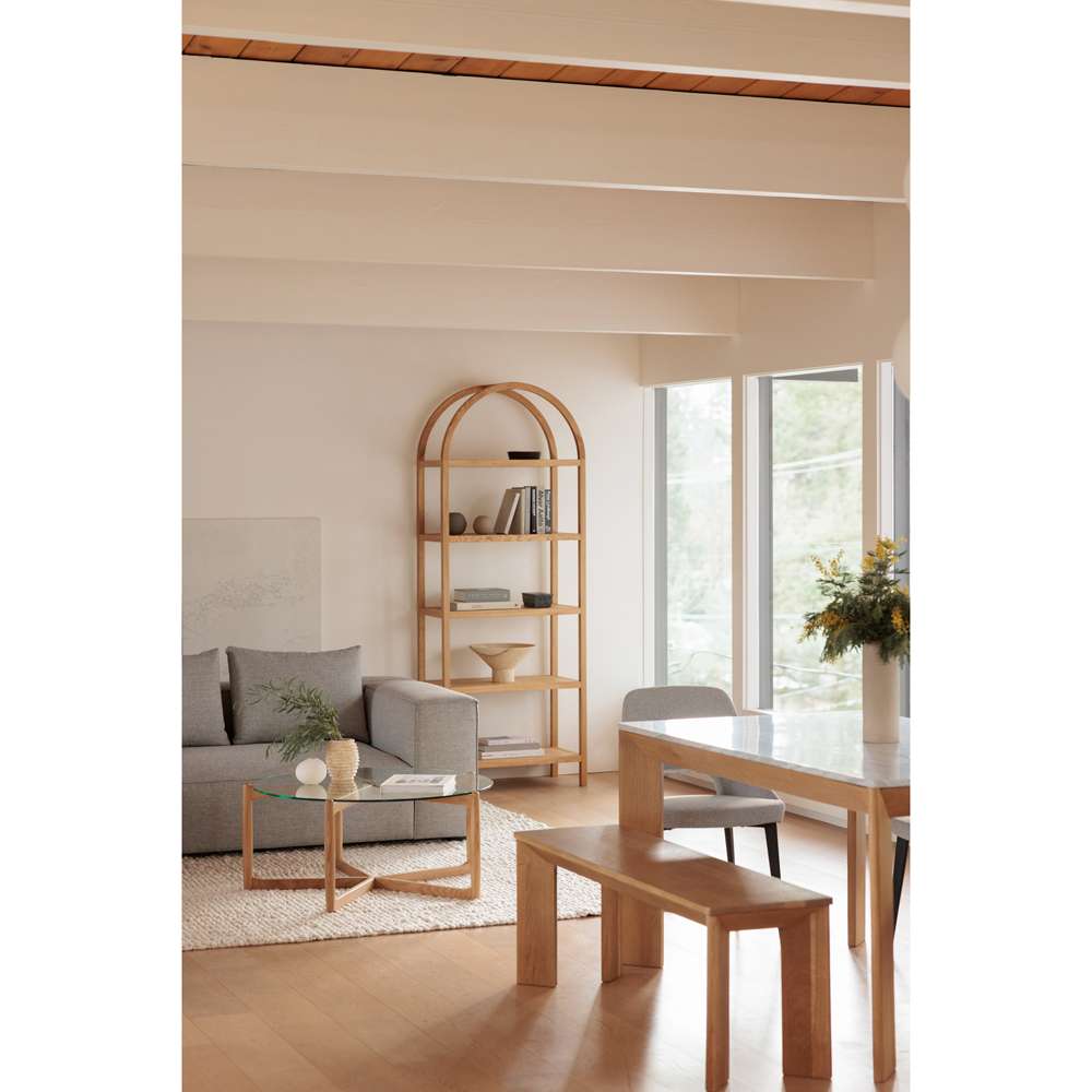 Moes Home - Eero Bookcase Natural - BC-1115-24 veiw 4