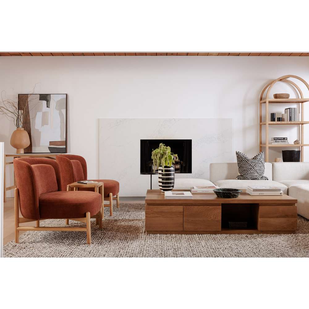 Moes Home - Eero Bookcase Natural - BC-1115-24 veiw 9