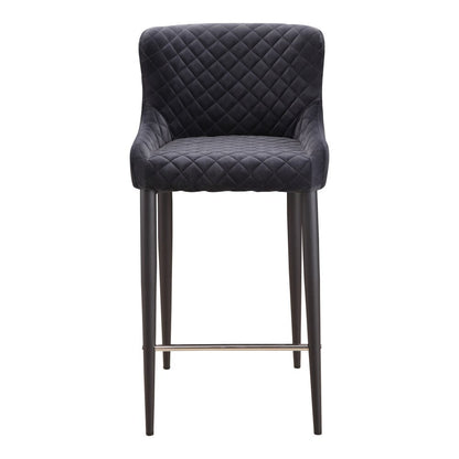 Moes Home - Etta Counter Stool in Dark Grey - ER-2048-25 veiw 1