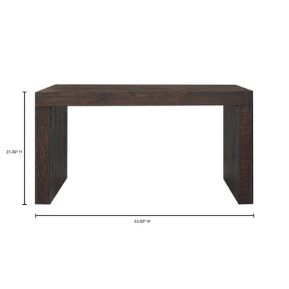 Moes Home - Evander Console Table Rustic Brown - VL-1069-03 veiw 5