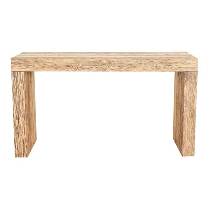 Moes Home - Evander Console Table Aged Oak - VL-1069-24 veiw 1