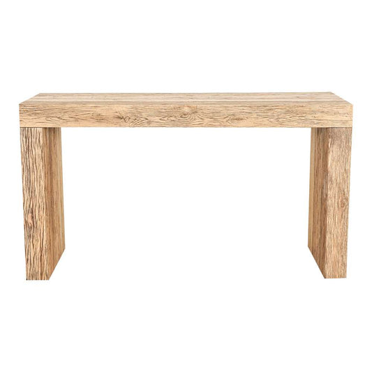 Moes Home - Evander Console Table Aged Oak - VL-1069-24 veiw 1