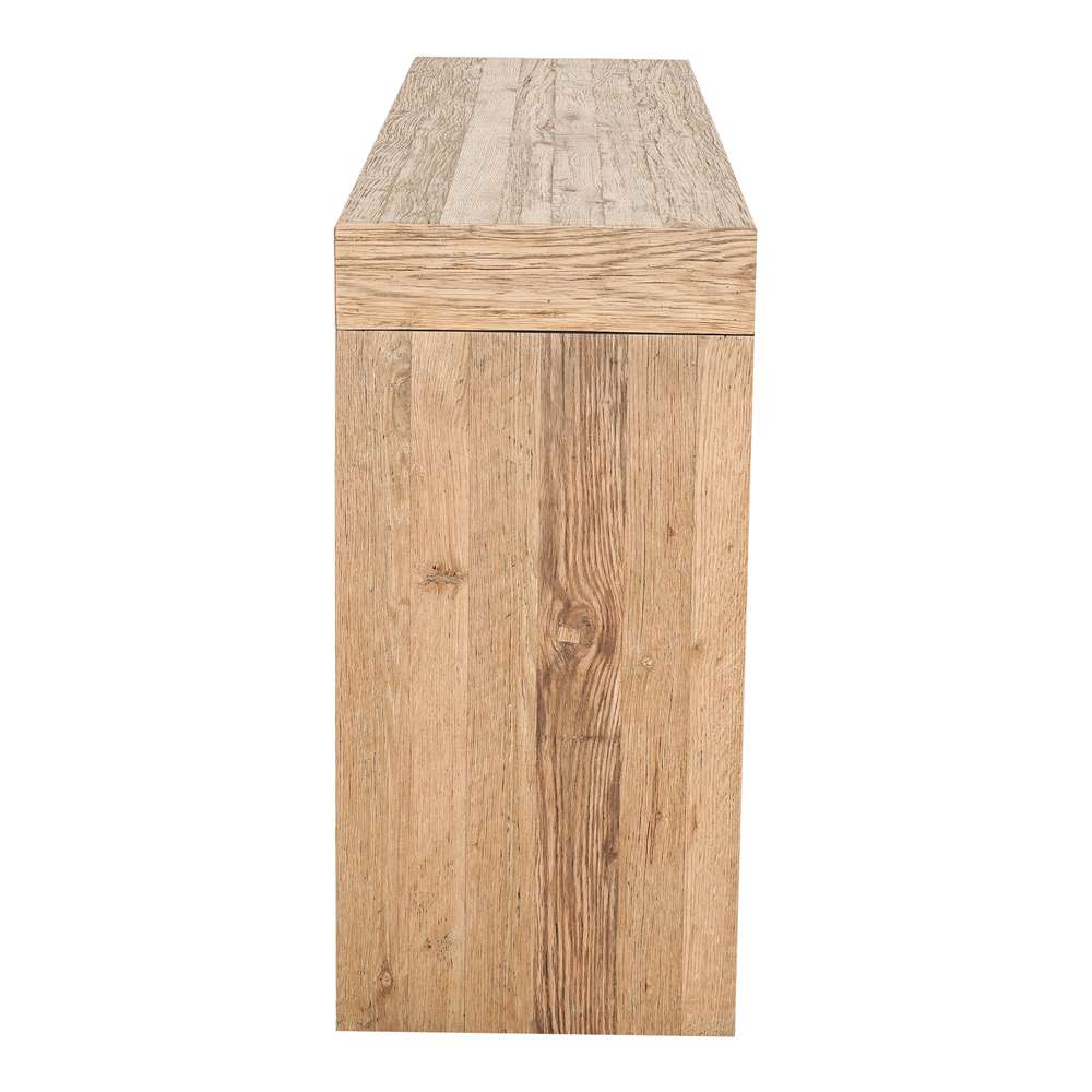 Moes Home - Evander Console Table Aged Oak - VL-1069-24 veiw 3