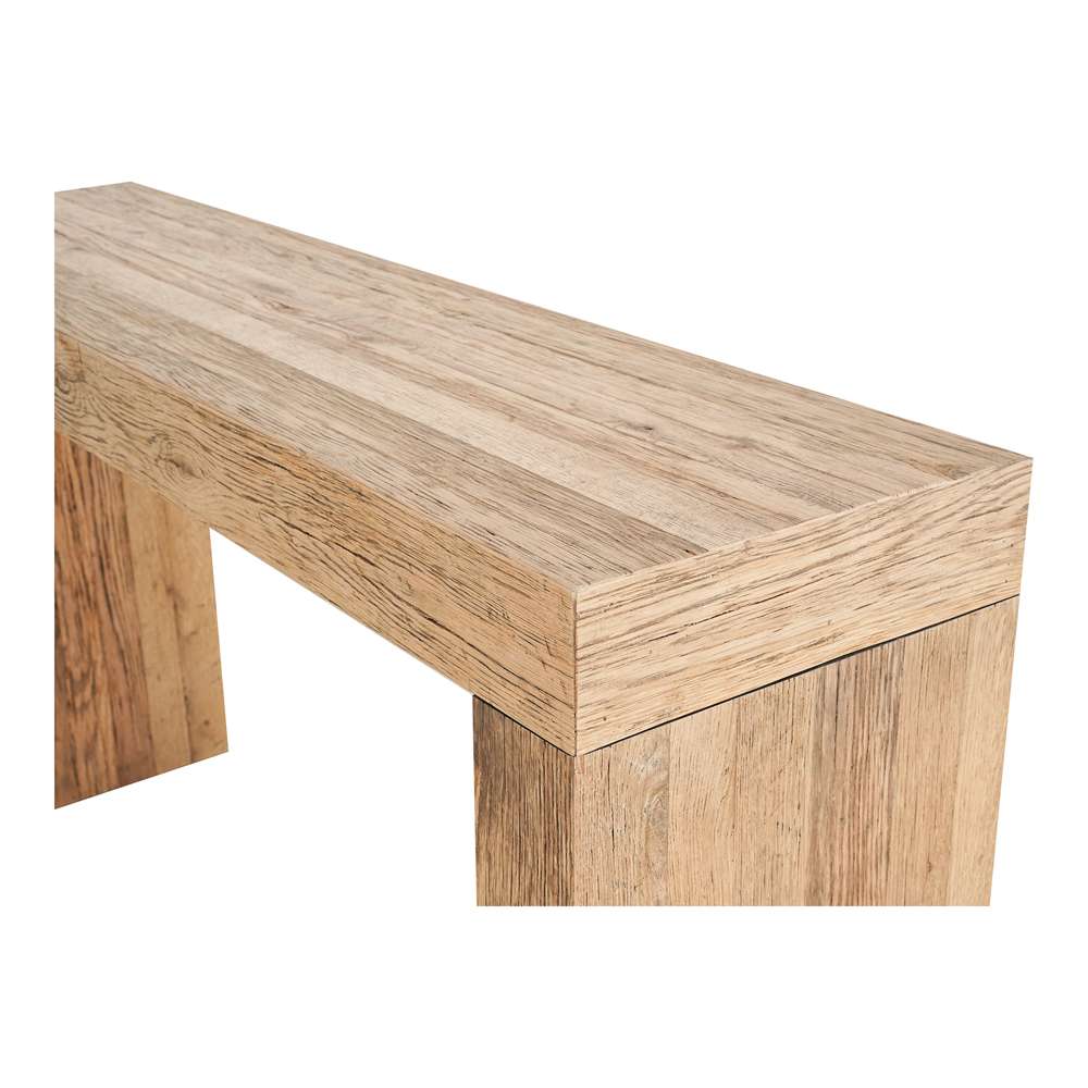 Moes Home - Evander Console Table Aged Oak - VL-1069-24 veiw 4