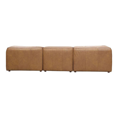 Moes Home - Form Classic L Modular Sectional Sonoran Tan Leather - XQ-1007-40 veiw 3