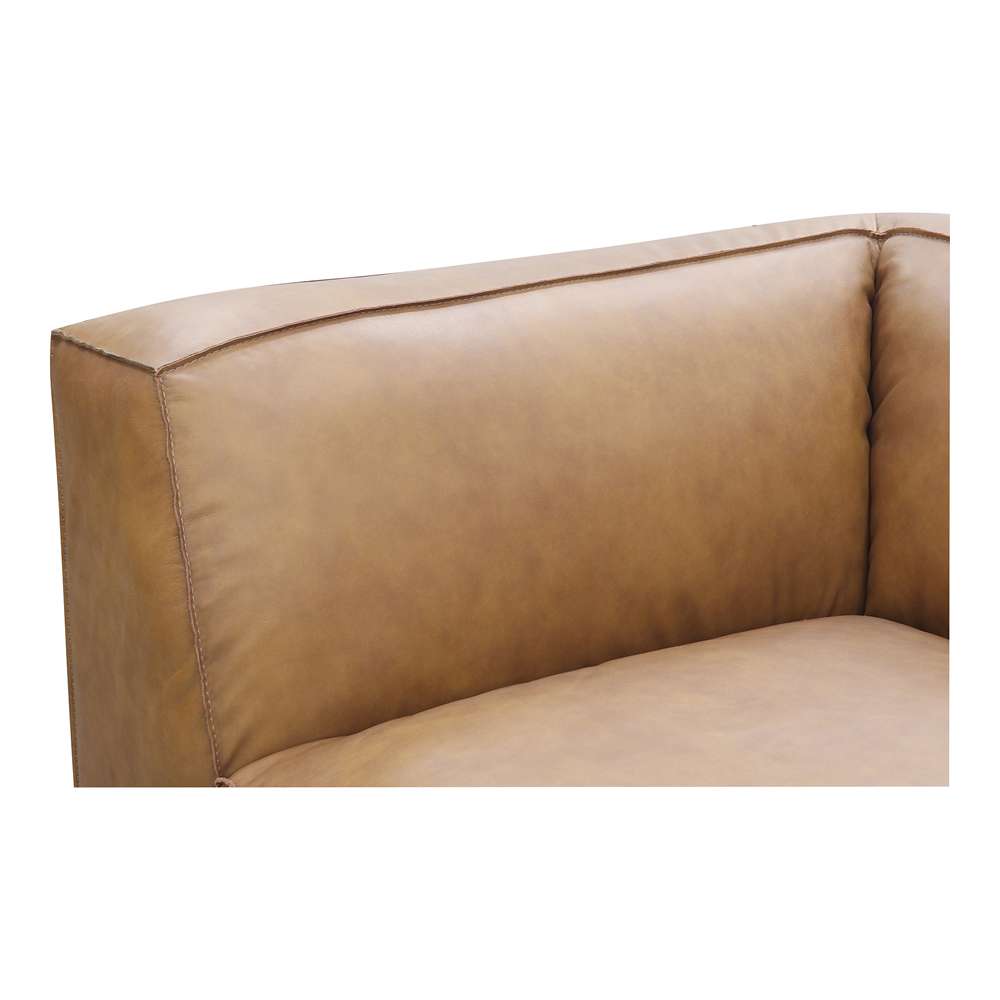 Moes Home - Form Classic L Modular Sectional Sonoran Tan Leather - XQ-1007-40 veiw 6