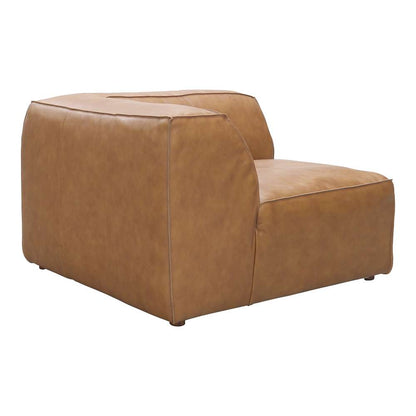 Moes Home - Form Corner Chair Sonoran Tan Leather - XQ-1001-40 veiw 3