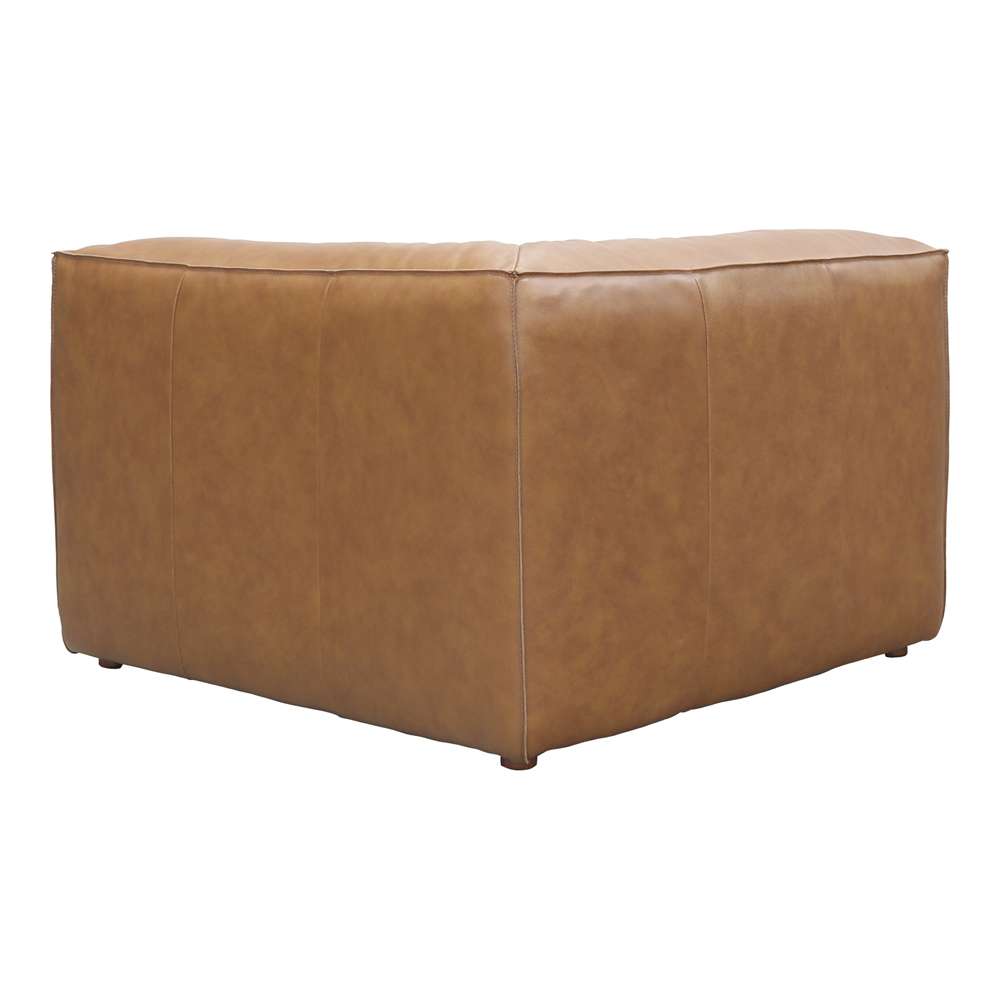 Moes Home - Form Corner Chair Sonoran Tan Leather - XQ-1001-40 veiw 5