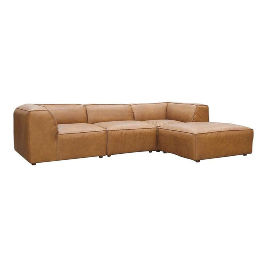 Moes Home - Form Lounge Modular Sectional Sonoran Tan Leather - XQ-1005-40 veiw 2