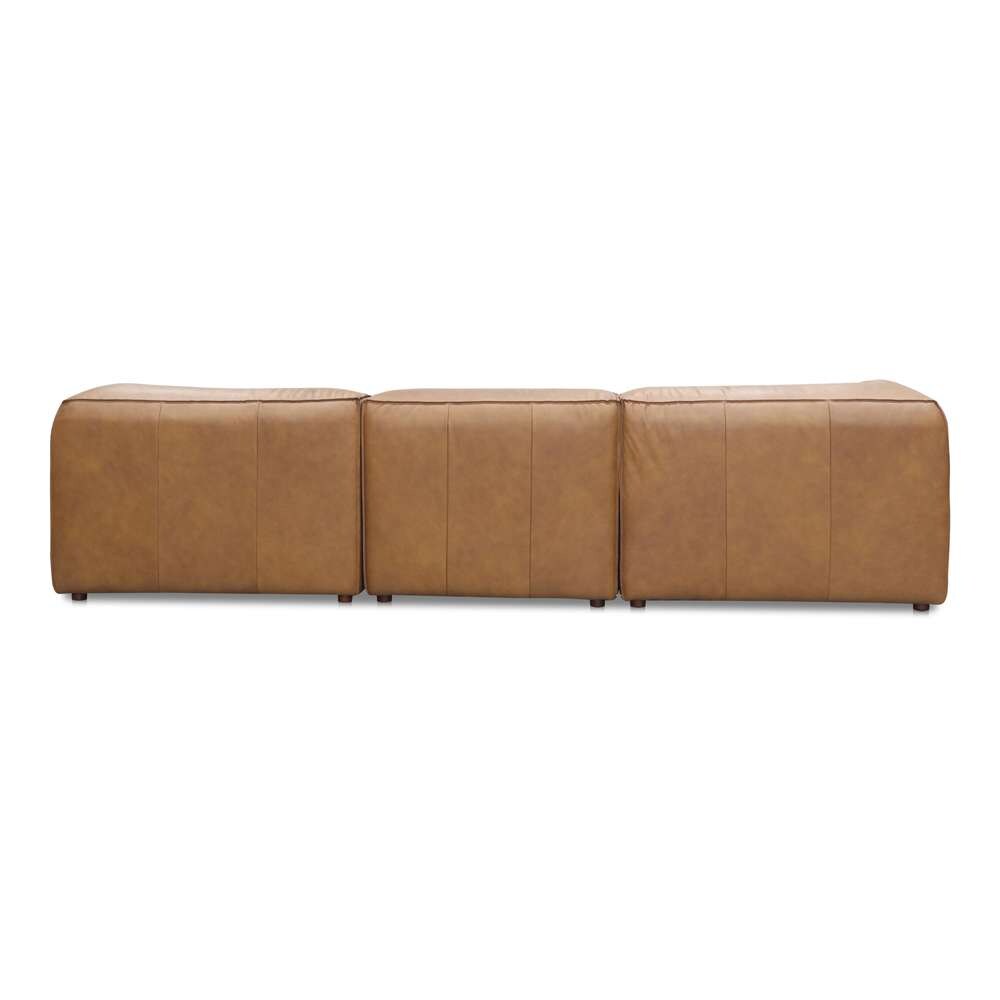 Moes Home - Form Signature Modular Sectional Sonoran Tan Leather - XQ-1004-40 veiw 4