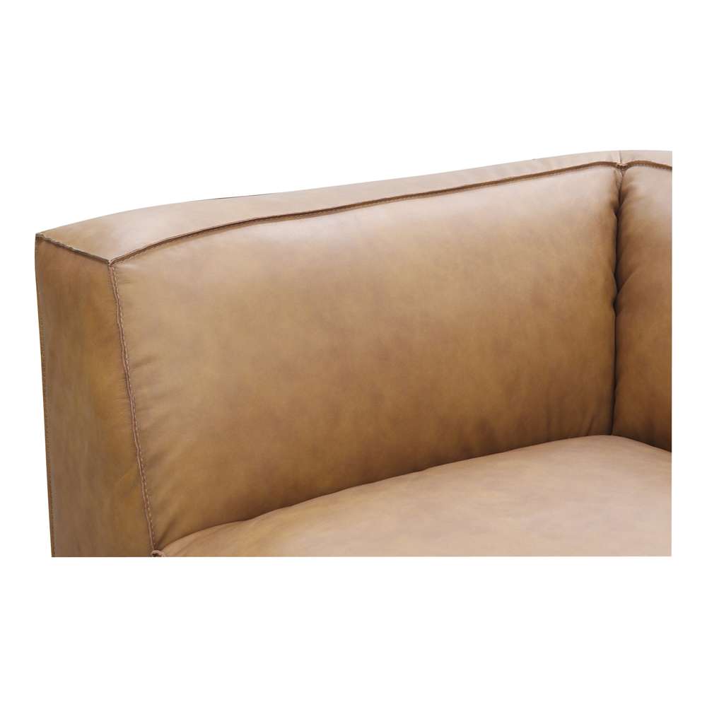 Moes Home - Form Signature Modular Sectional Sonoran Tan Leather - XQ-1004-40 veiw 6