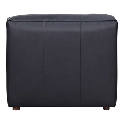Moes Home - Form Slipper Chair Vantage Black Leather - XQ-1002-02 veiw 4