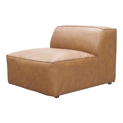 Moes Home - Form Slipper Chair Sonoran Tan Leather - XQ-1002-40 veiw 2
