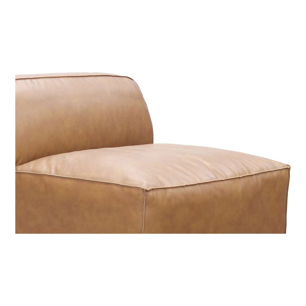 Moes Home - Form Slipper Chair Sonoran Tan Leather - XQ-1002-40 veiw 6