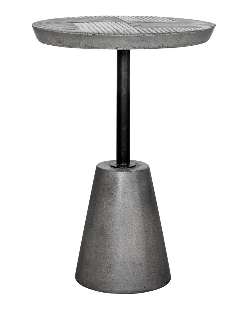 Moes Home - Foundation Outdoor Accent Table Grey - BQ-1046-25 veiw 1