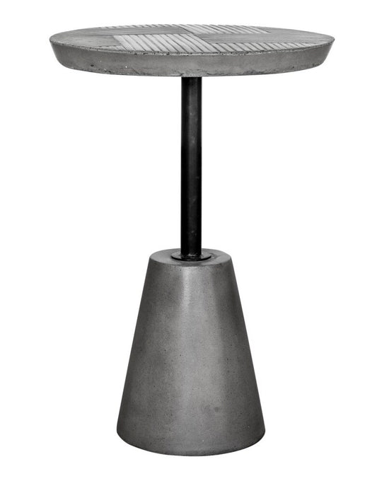 Moes Home - Foundation Outdoor Accent Table Grey - BQ-1046-25 veiw 1