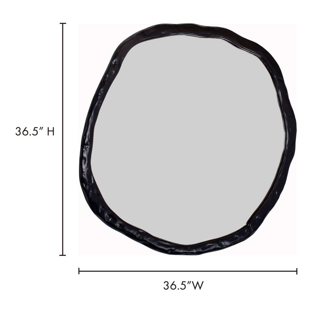 Moes Home - Foundry Mirror Large Black - FI-1098-02 veiw 4