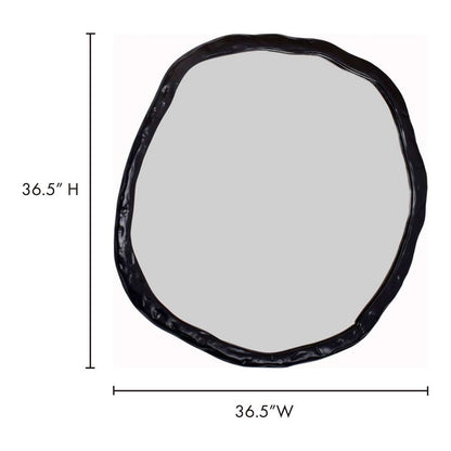 Moes Home - Foundry Mirror Large Black - FI-1098-02 veiw 4