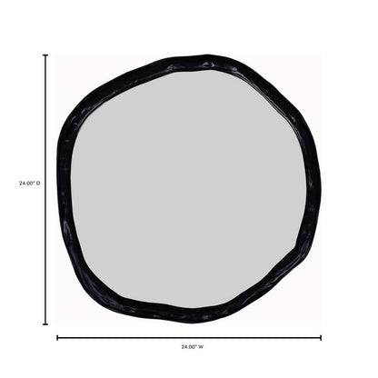 Moes Home - Foundry Mirror Small Black - FI-1099-02 veiw 4