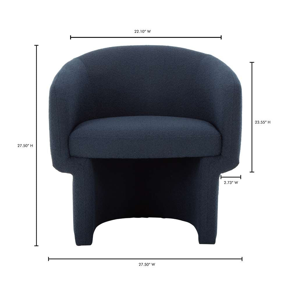 Moes Home - Franco Chair Dark Indigo - JM-1005-46 veiw 10