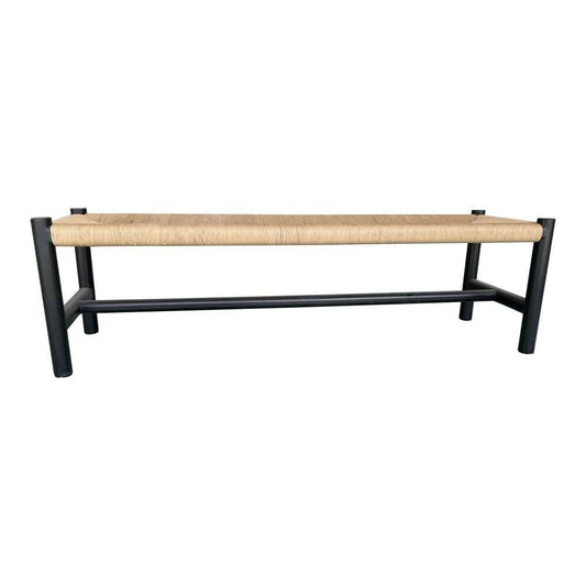 Moes Home - Hawthorn Bench Large Black - FG-1028-02 veiw 1