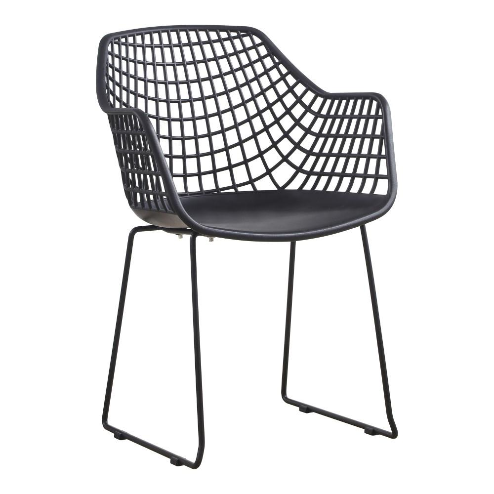 Moes Home - Honolulu Chair Black (Set of 2) - QX-1007-02 veiw 1