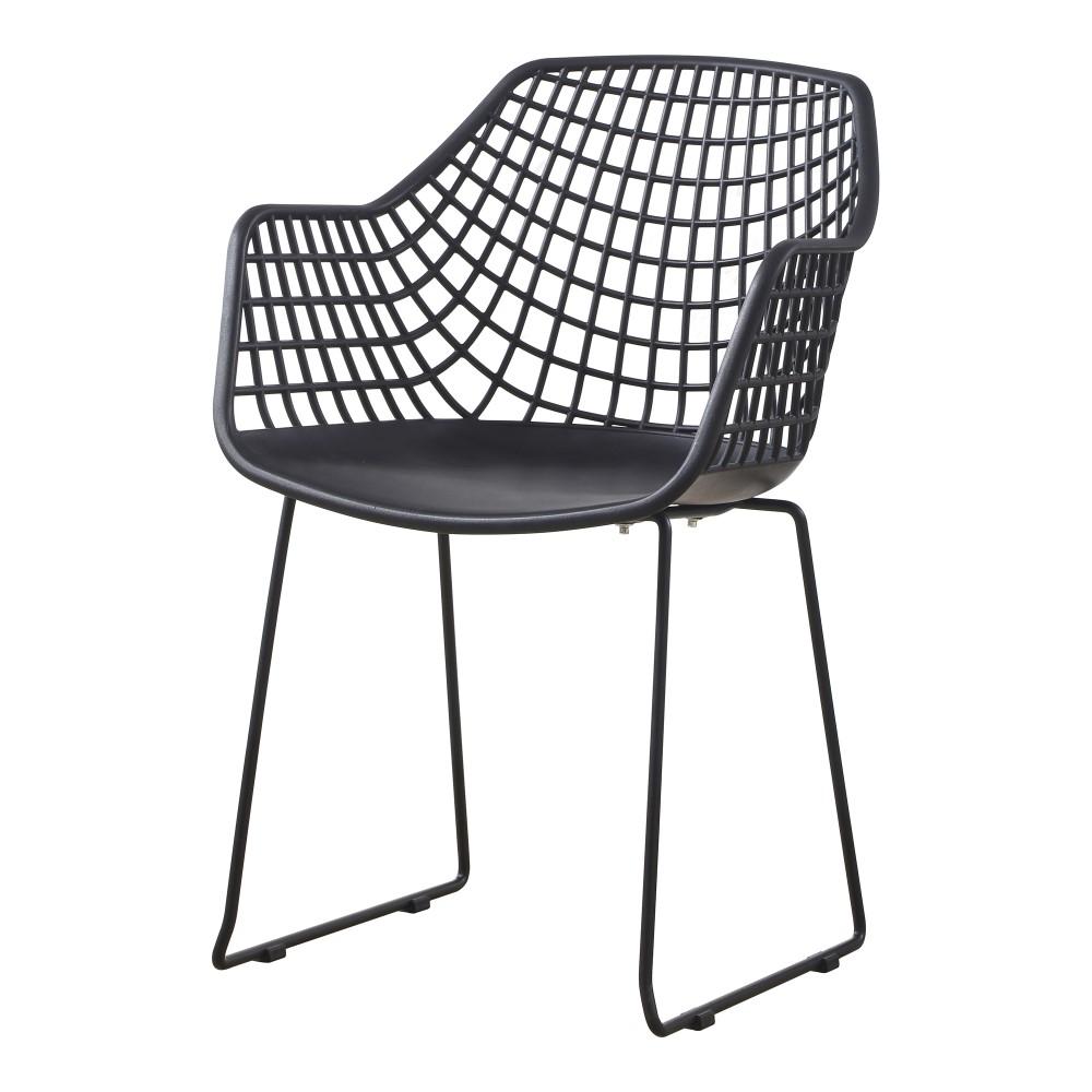 Moes Home - Honolulu Chair Black (Set of 2) - QX-1007-02 veiw 3