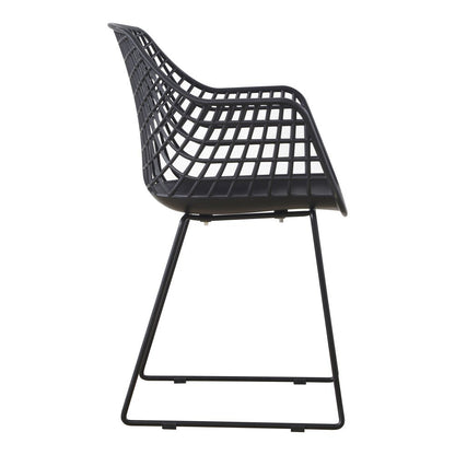 Moes Home - Honolulu Chair Black (Set of 2) - QX-1007-02 veiw 4