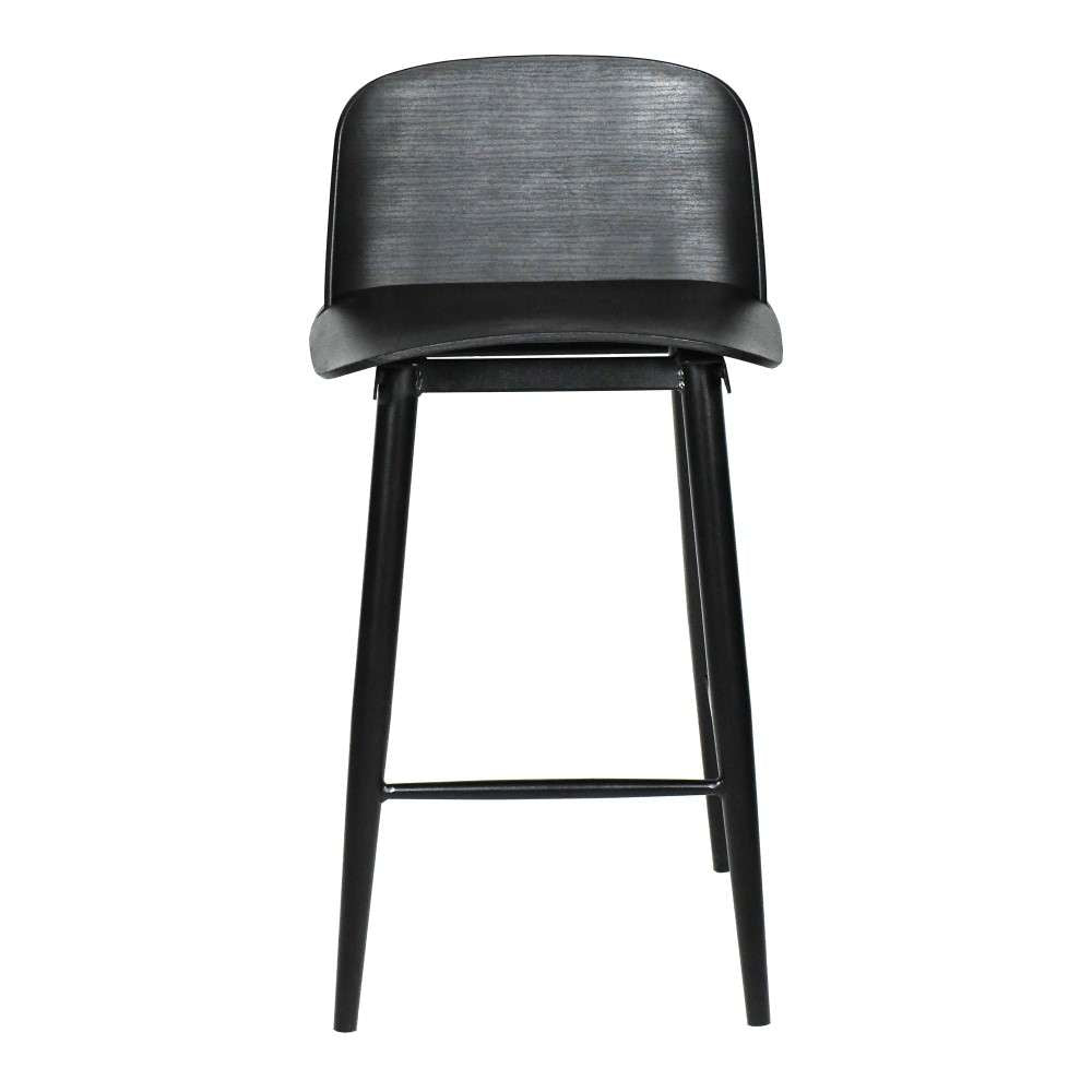 Moes Home - Looey Counter Stool Black (Set of 2) - QX-1008-02 veiw 1