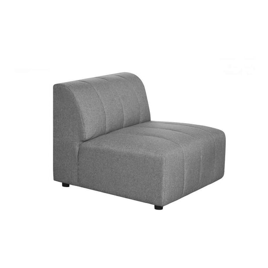 Moes Home - Lyric Slipper Chair in Grey - MT-1024-15 veiw 1