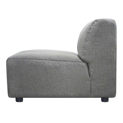 Moes Home - Lyric Slipper Chair in Grey - MT-1024-15 veiw 3
