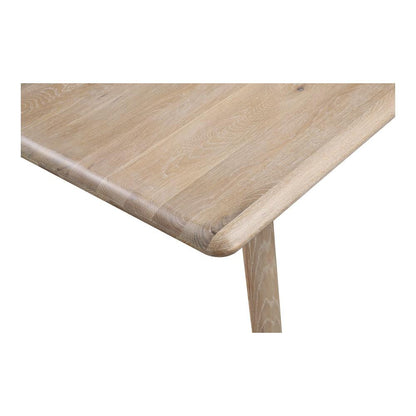 Moes Home - Malibu Dining Table White Oak - BC-1046-18 veiw 4
