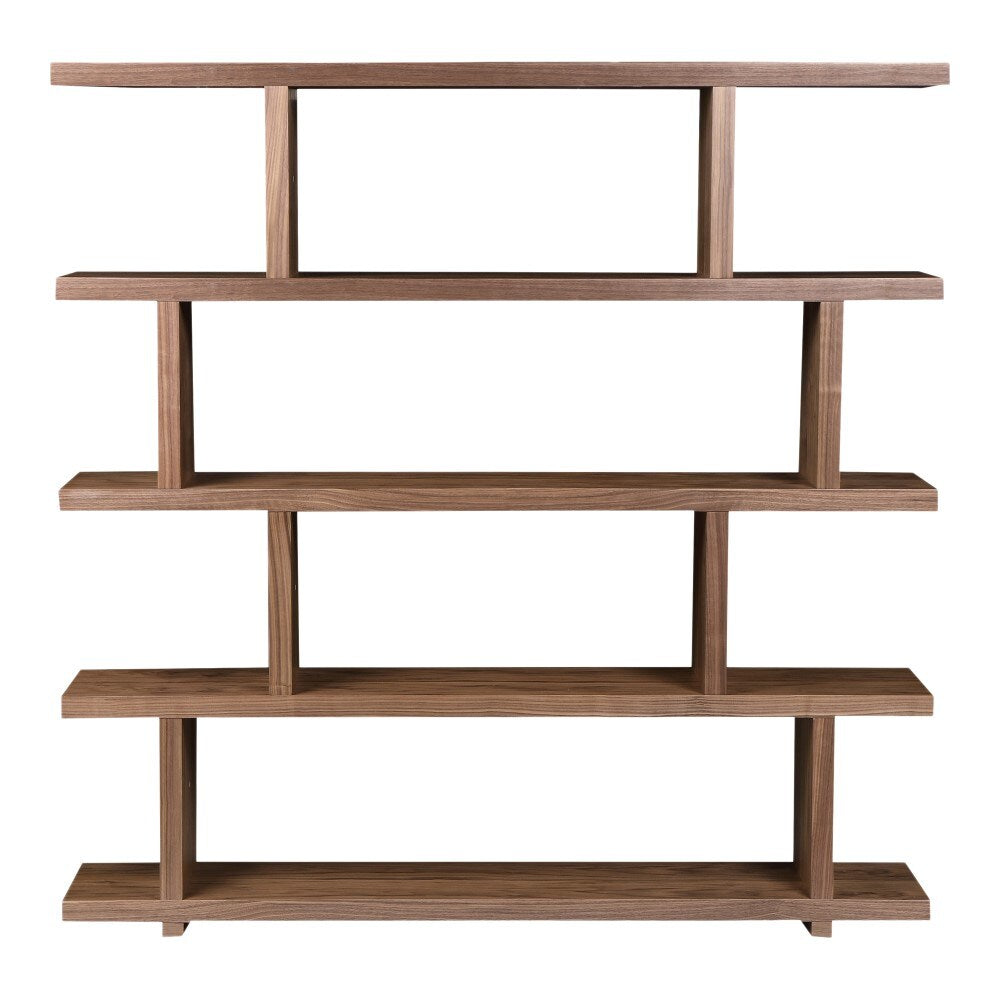 Moes Home - Miri Shelf Large in Walnut - ER-1073-03 veiw 1