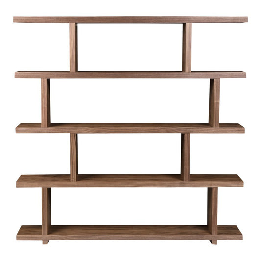 Moes Home - Miri Shelf Large in Walnut - ER-1073-03 veiw 1