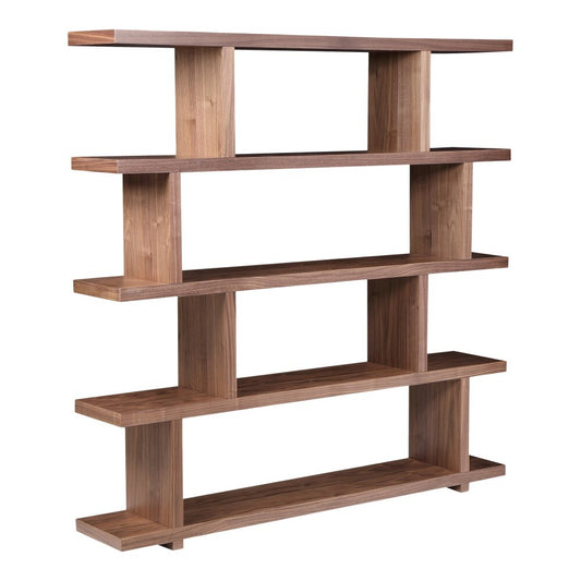 Moes Home - Miri Shelf Large in Walnut - ER-1073-03 veiw 2